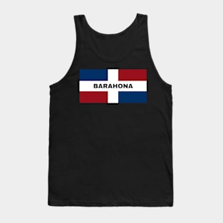 Barahona City in Dominican Republic Flag Tank Top